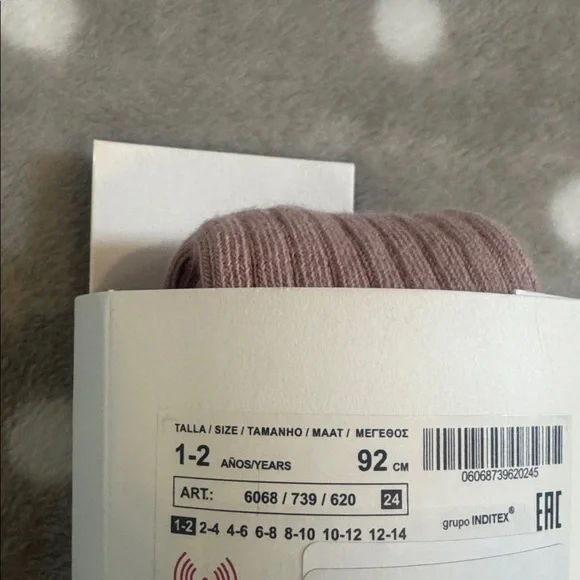 Zara Baby Ribbed Tights - Picture 5 of 6